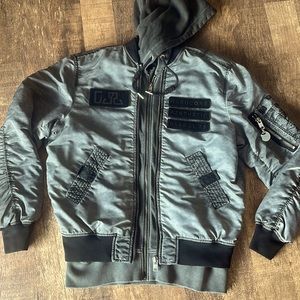 Incredible NWOT Diesel Mens Size L Large Jacket from Saks Fifth Ave $450
